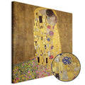 Gustav Klimt The Kiss Gold Romantic Canvas Print