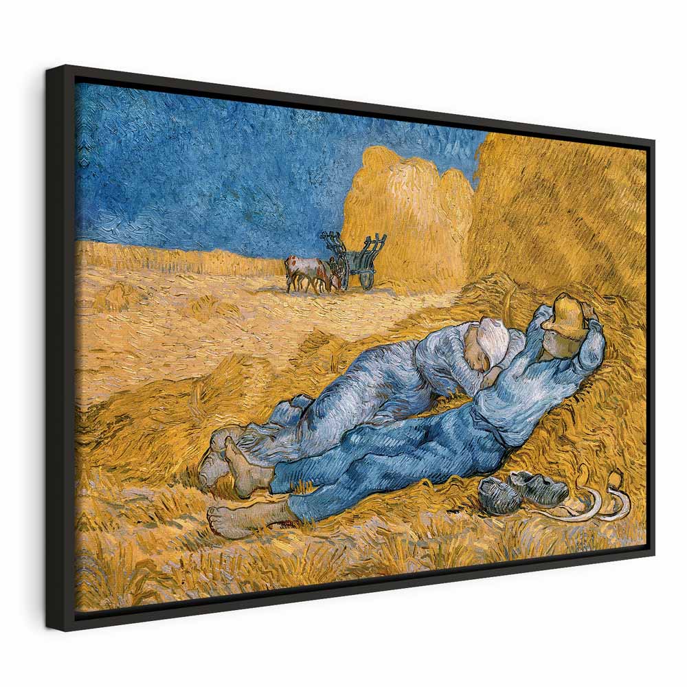 Van Gogh Noon: Rest from Work Classic Canvas Print