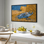 Van Gogh Noon: Rest from Work Classic Canvas Print