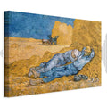 Van Gogh Noon: Rest from Work Classic Canvas Print