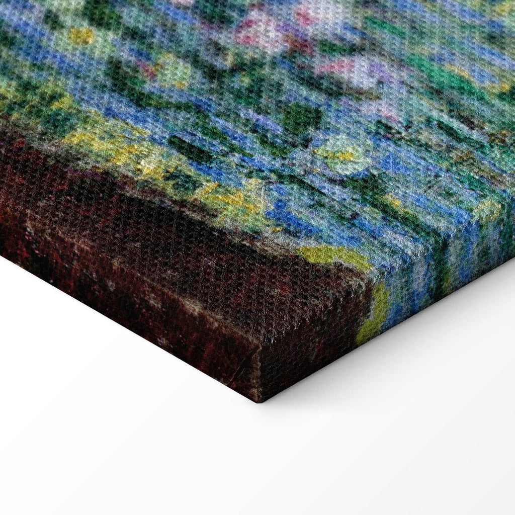 Monet Footbridge in Giverny Garden Canvas Print
