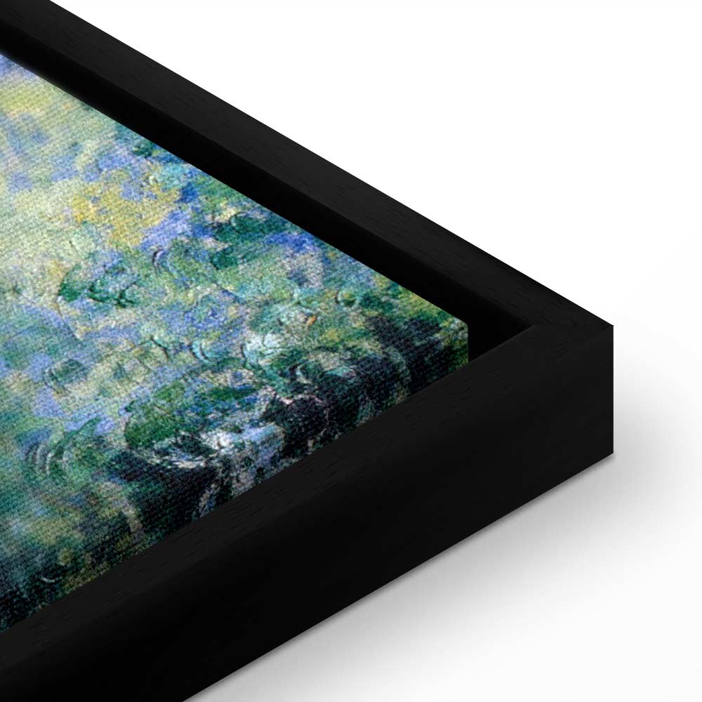 Monet Footbridge in Giverny Garden Canvas Print