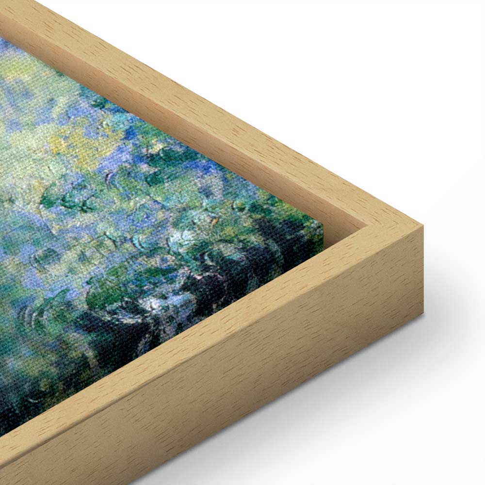 Monet Footbridge in Giverny Garden Canvas Print