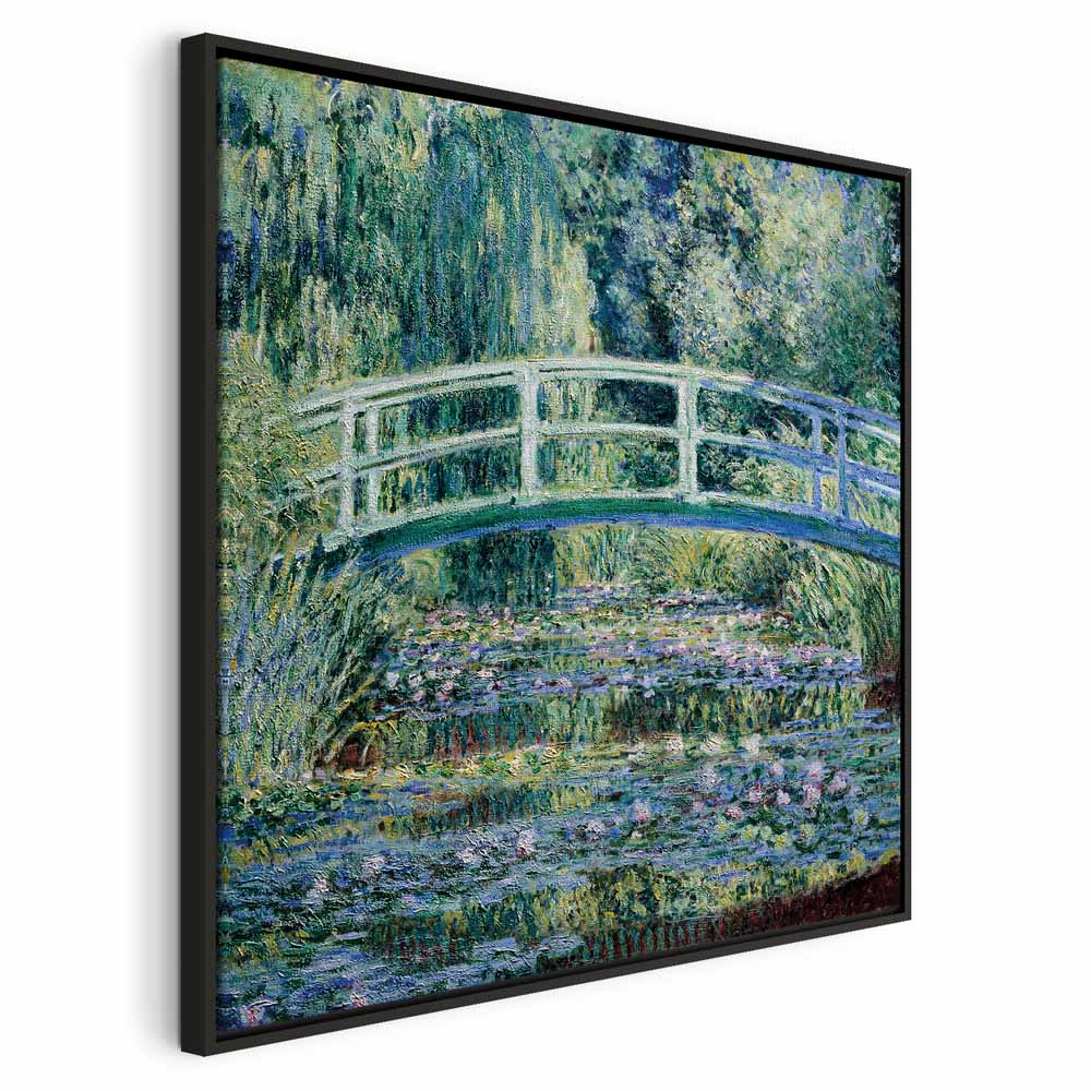 Monet Footbridge in Giverny Garden Canvas Print