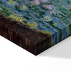 Monet Footbridge in Giverny Garden Canvas Print
