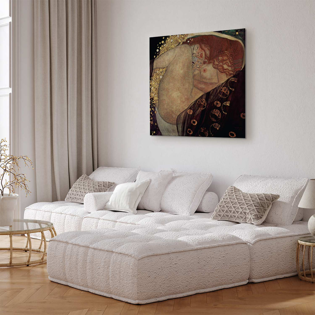 Gustav Klimt Danae Gold Classic Canvas Print