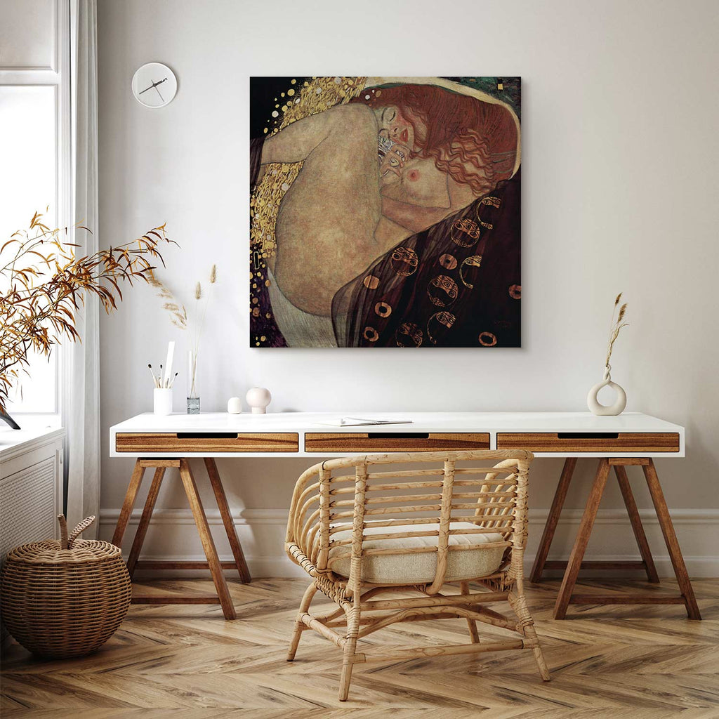 Gustav Klimt Danae Gold Classic Canvas Print