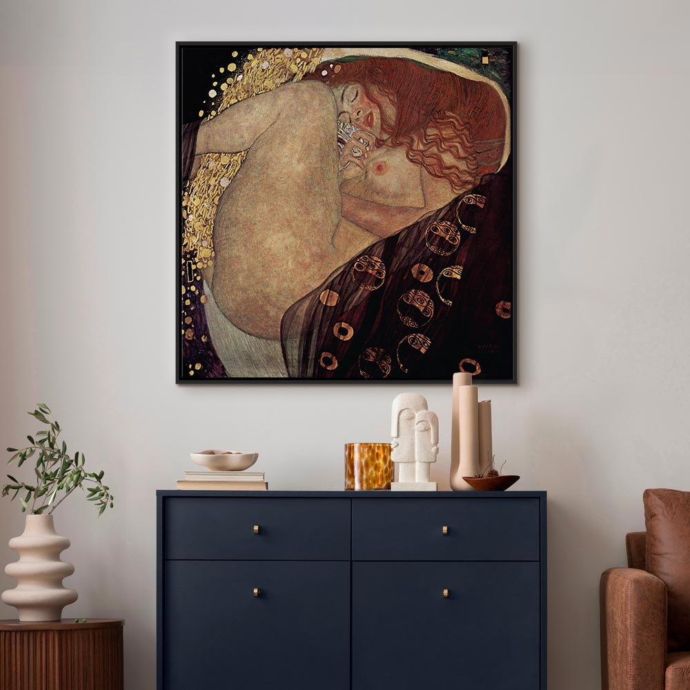 Gustav Klimt Danae Gold Classic Canvas Print
