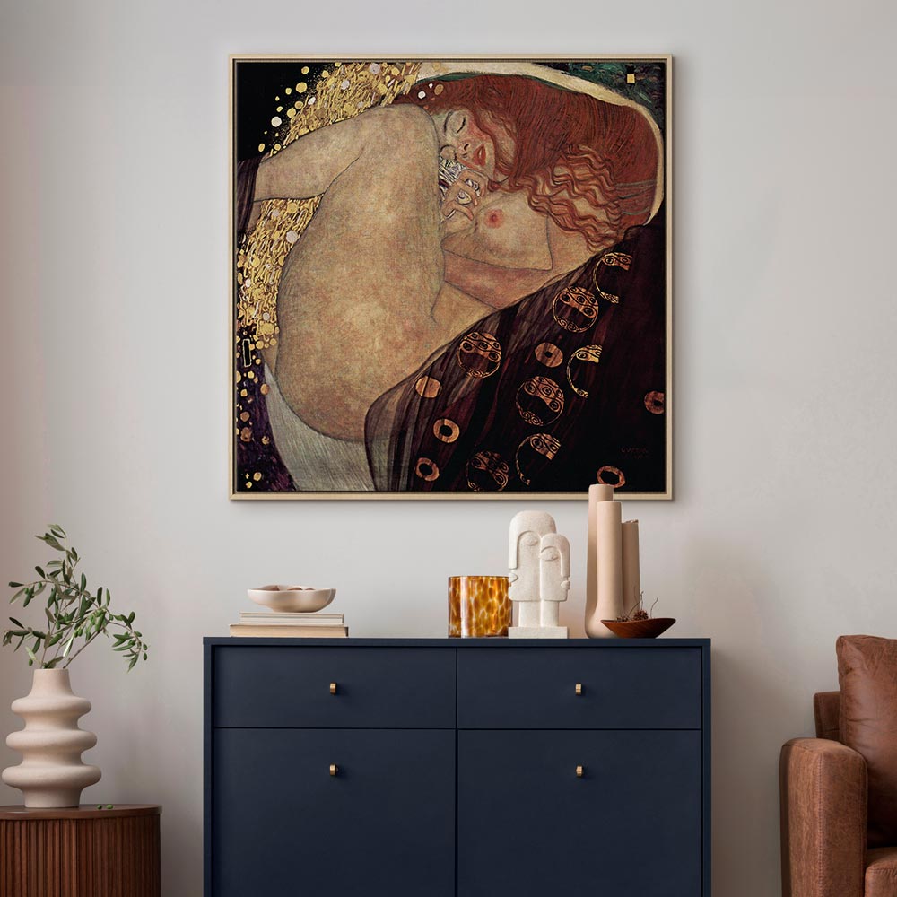 Gustav Klimt Danae Gold Classic Canvas Print