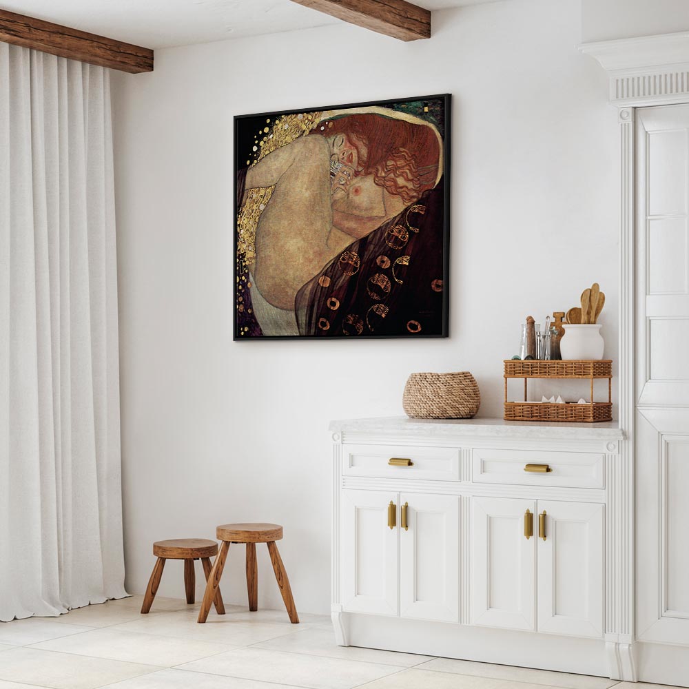 Gustav Klimt Danae Gold Classic Canvas Print
