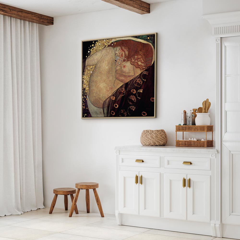 Gustav Klimt Danae Gold Classic Canvas Print