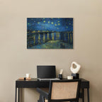 Starry Night Over the Rhone Classic Canvas Print