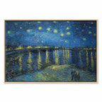 Starry Night Over the Rhone Classic Canvas Print