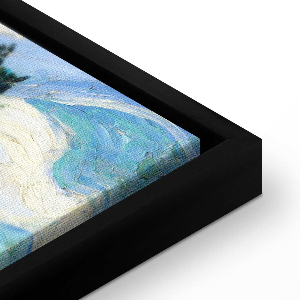 Wheat Field with Cypresses Landscape Canvas Print