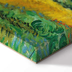 Wheat Field with Cypresses Landscape Canvas Print