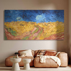 Wheatfield with Crows Vincent van Gogh DIY Large Canvas Print