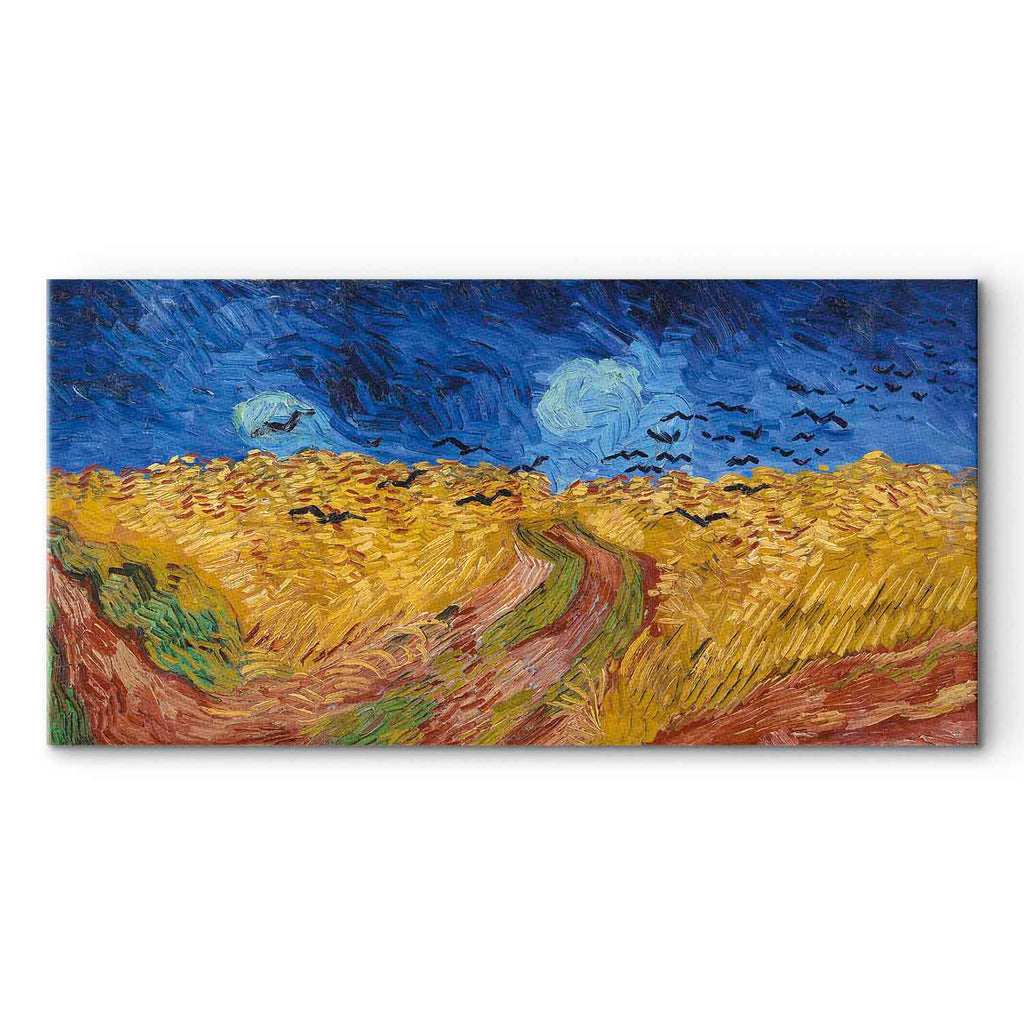 Wheatfield With Crows Landscape Canvas Print