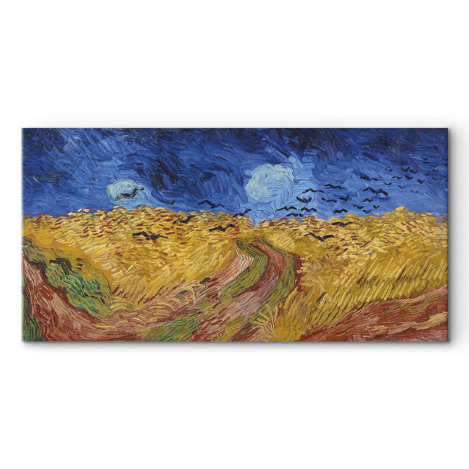 Wheatfield With Crows Landscape Canvas Print