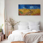 Wheatfield With Crows Landscape Canvas Print