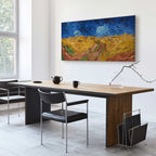 Wheatfield With Crows Landscape Canvas Print