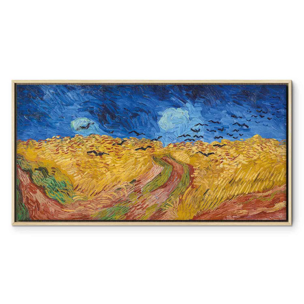 Wheatfield With Crows Landscape Canvas Print