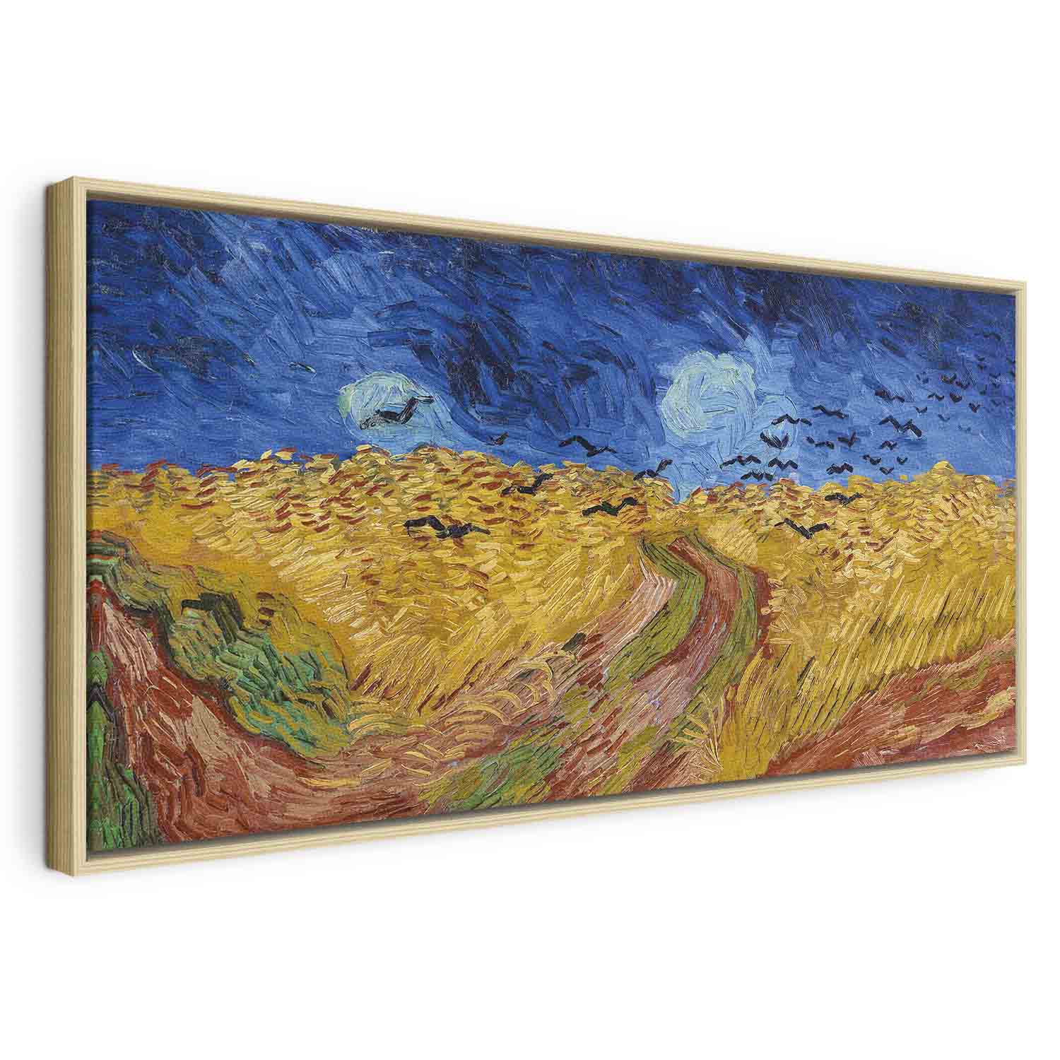 Wheatfield With Crows Landscape Canvas Print