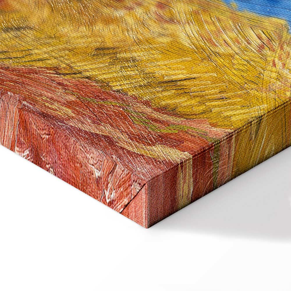 Wheatfield With Crows Landscape Canvas Print