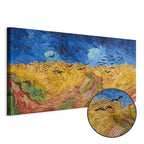 Wheatfield With Crows Landscape Canvas Print
