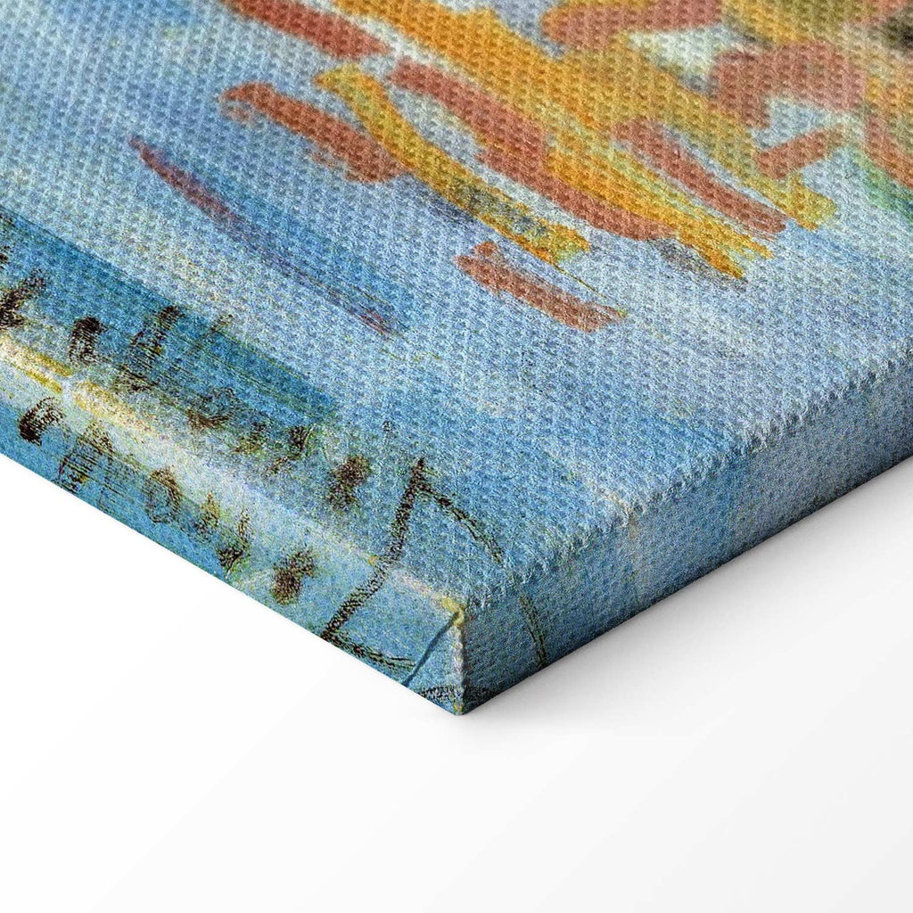 Sailing Boats Impressionist Canvas Print