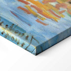 Sailing Boats Impressionist Canvas Print