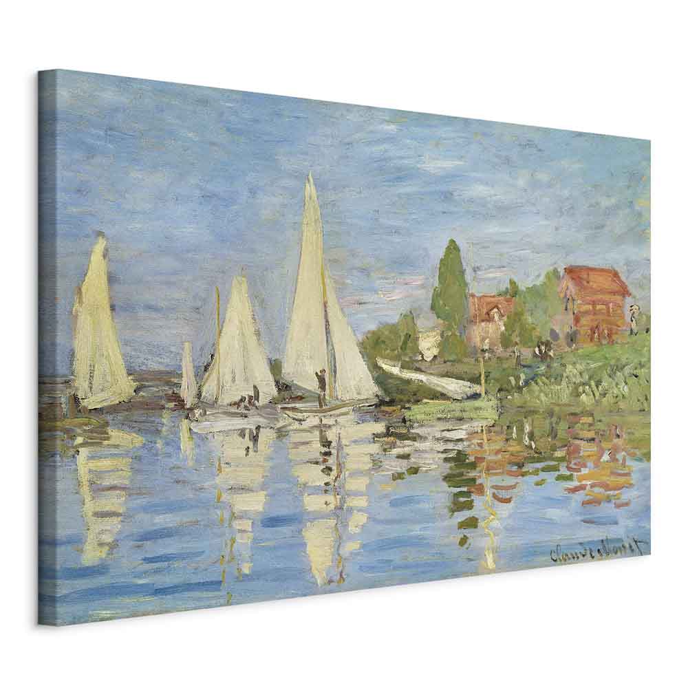 Canvas Print Regatta in Argenteuil