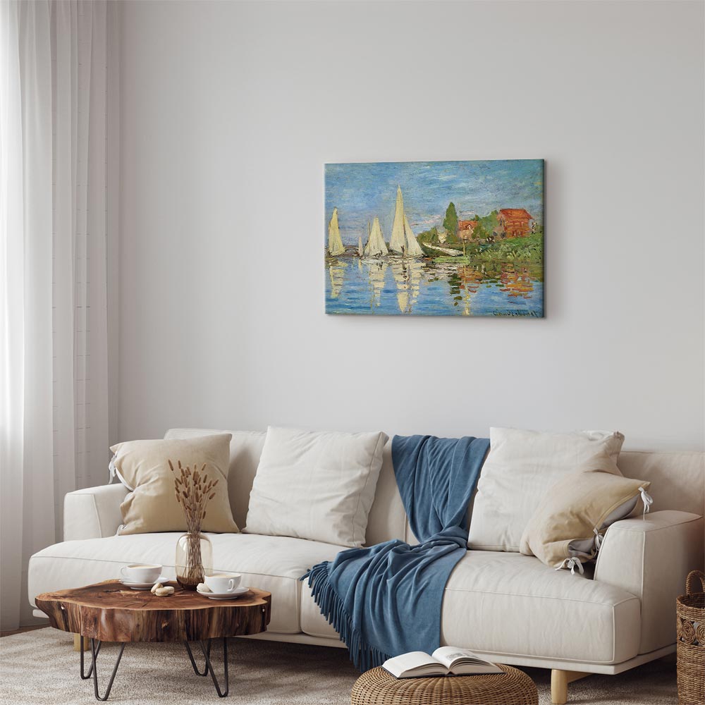 Canvas Print Regatta in Argenteuil