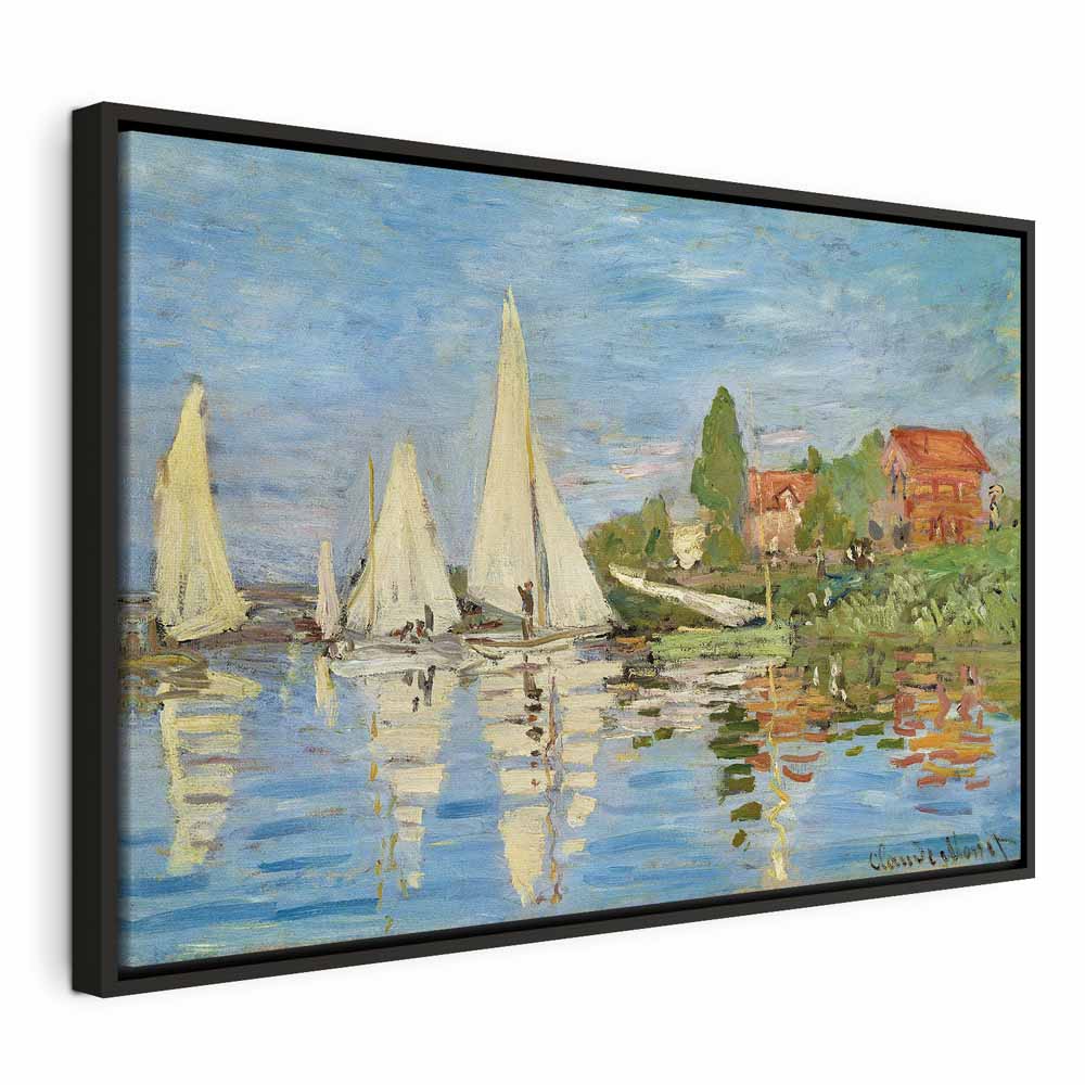 Canvas Print Regatta in Argenteuil