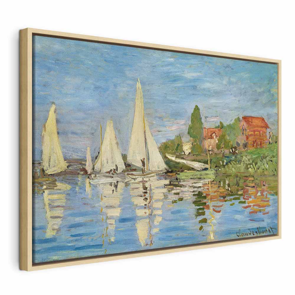 Canvas Print Regatta in Argenteuil