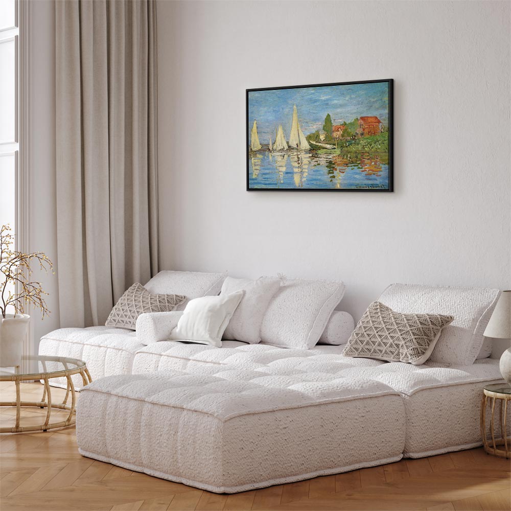 Canvas Print Regatta in Argenteuil