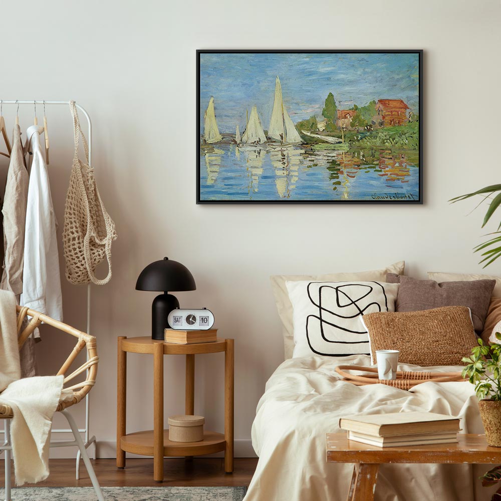Canvas Print Regatta in Argenteuil