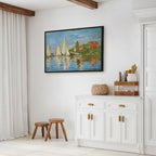 Canvas Print Regatta in Argenteuil