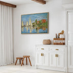 Canvas Print Regatta in Argenteuil