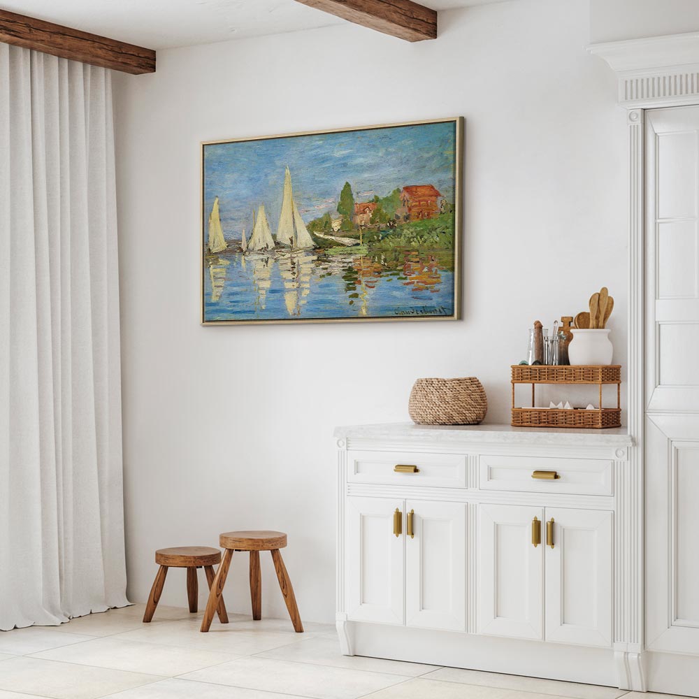 Canvas Print Regatta in Argenteuil