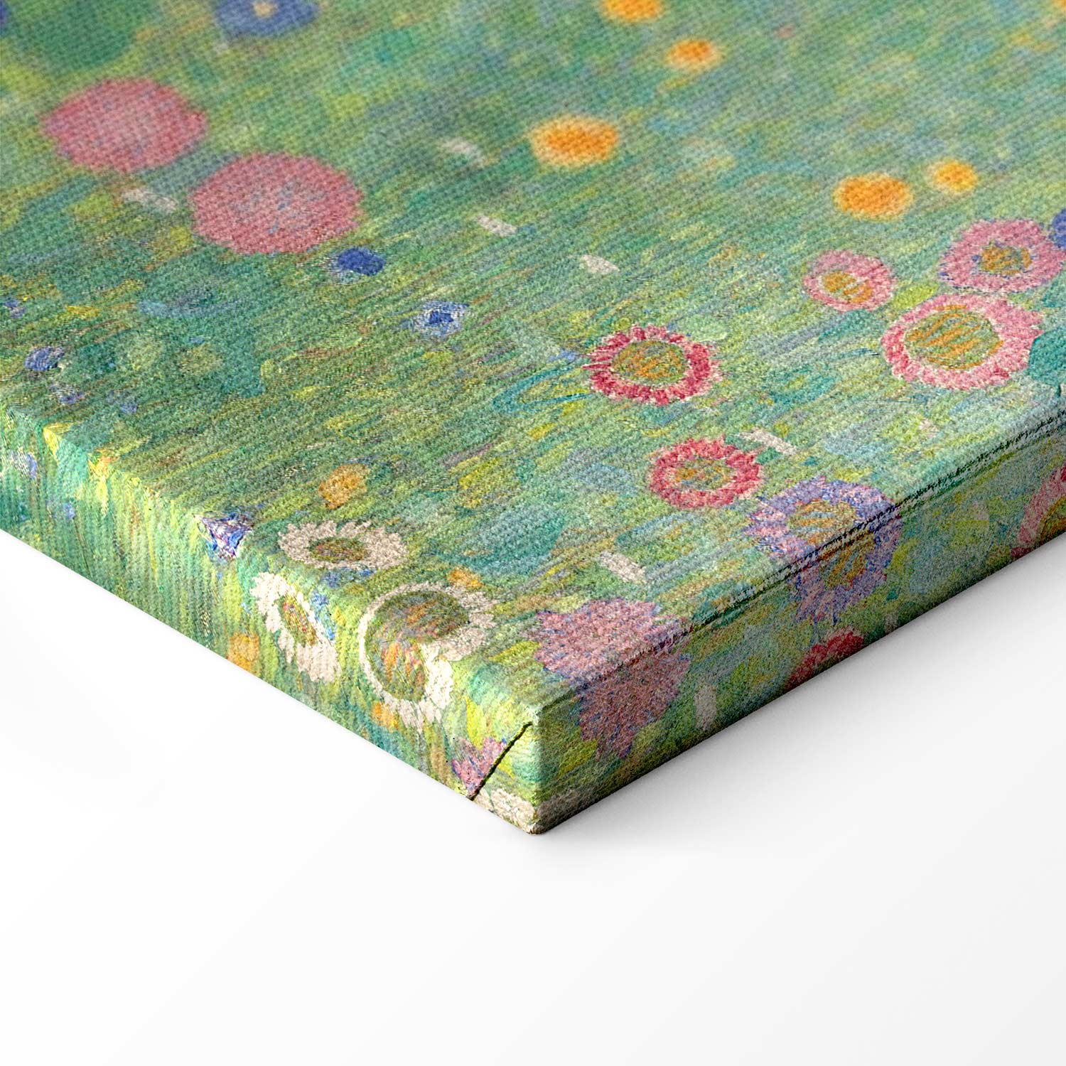 Klimt Sunflower Farm Garden Multicolor Canvas Print