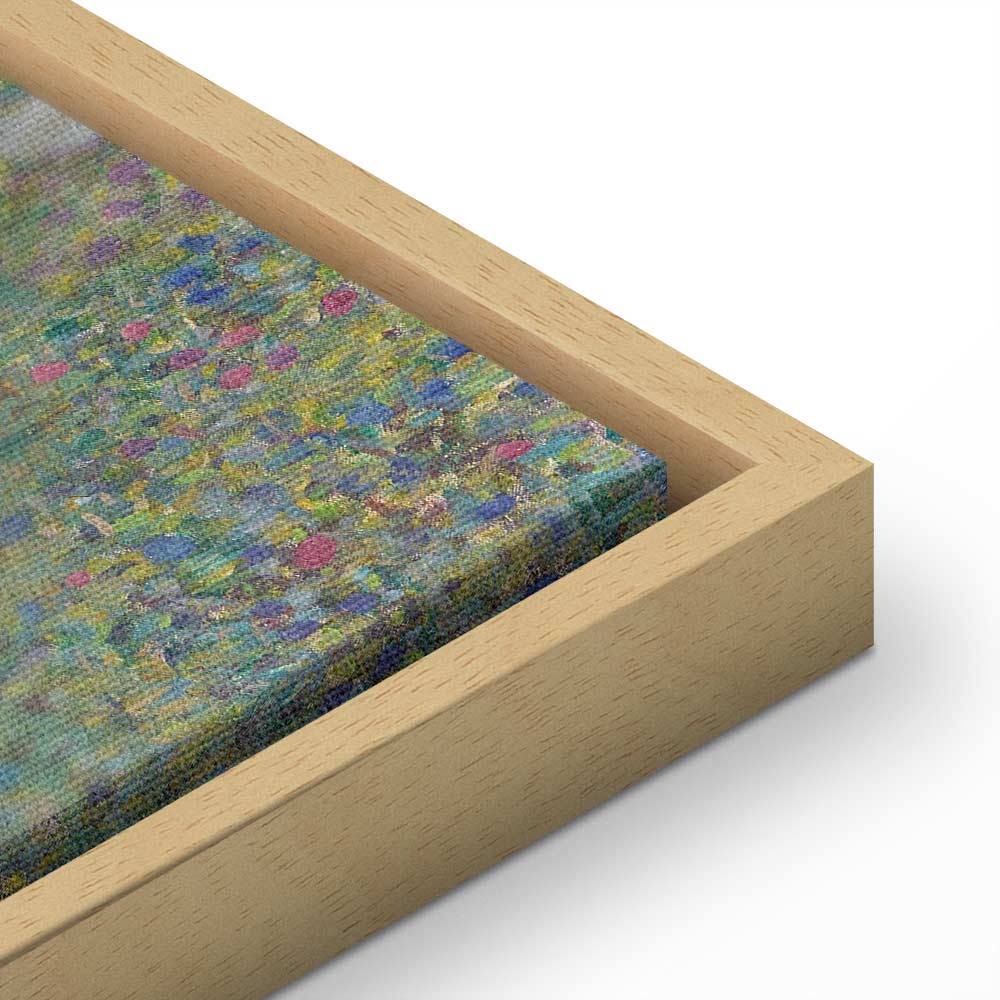 Klimt Sunflower Farm Garden Multicolor Canvas Print