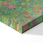 Klimt Sunflower Farm Garden Multicolor Canvas Print