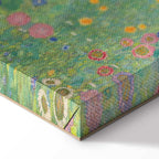 Klimt Sunflower Farm Garden Multicolor Canvas Print