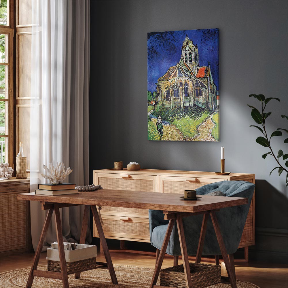 Van Gogh Church at Auvers Classic Canvas Print