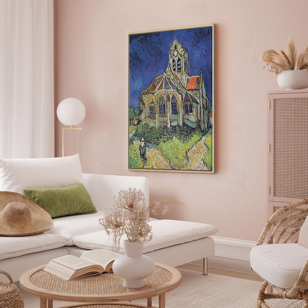 Van Gogh Church at Auvers Classic Canvas Print