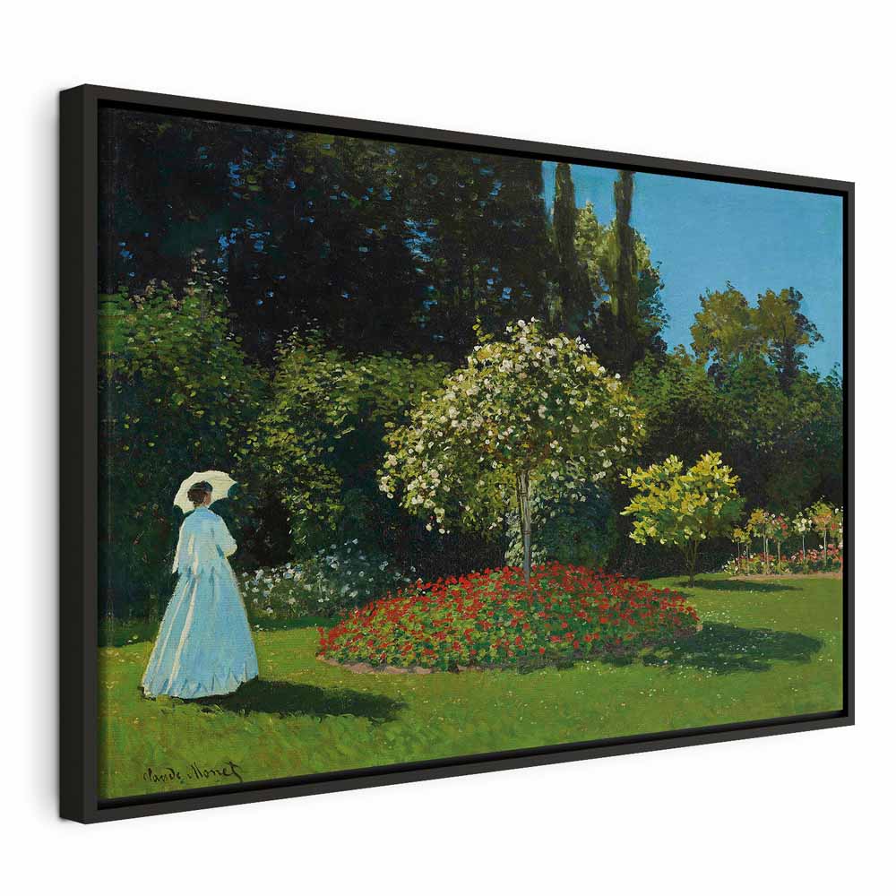Monet Woman in the Garden Classic Canvas Print