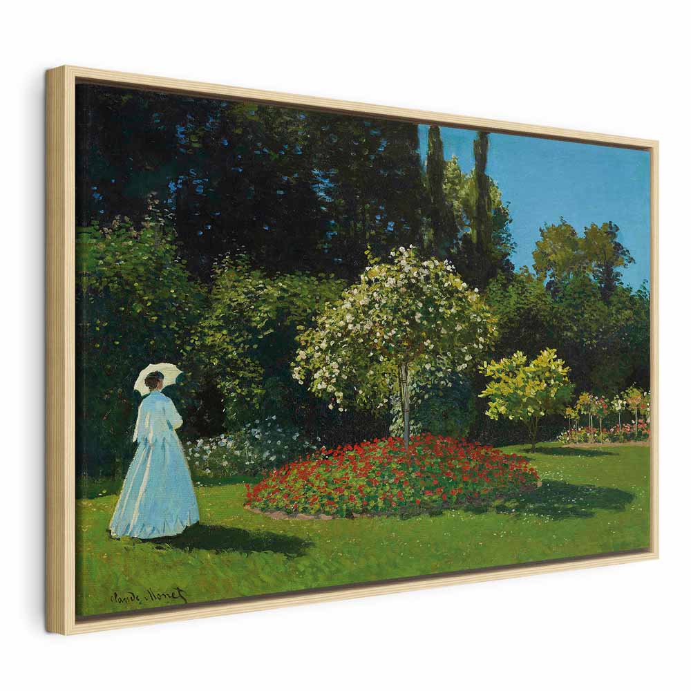 Monet Woman in the Garden Classic Canvas Print
