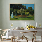 Monet Woman in the Garden Classic Canvas Print