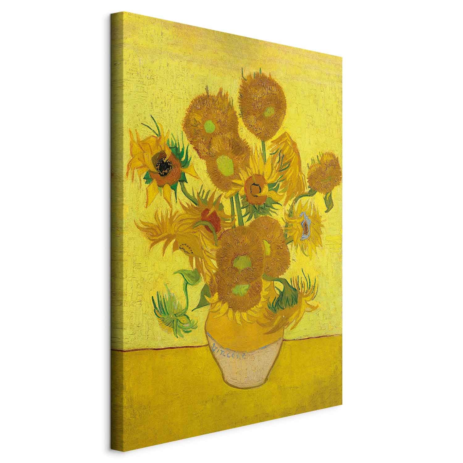 Sunflower Still Life Classic Canvas Print