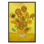Sunflower Still Life Classic Canvas Print
